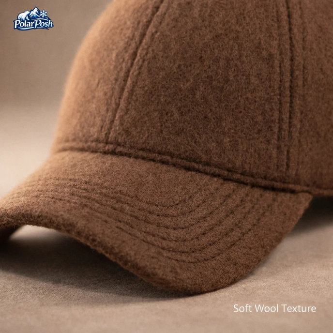Winter Felt Baseball Cap