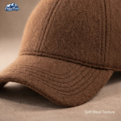 Winter Felt Baseball Cap