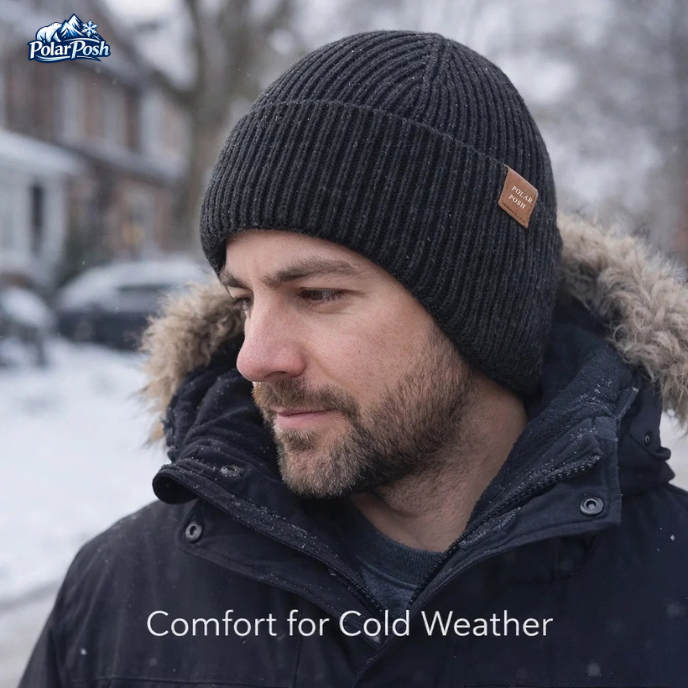 Ribbed Knit Winter Beanie