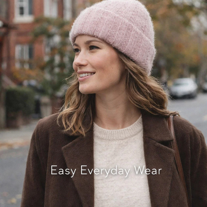 Soft Bouclé Knit Beanie