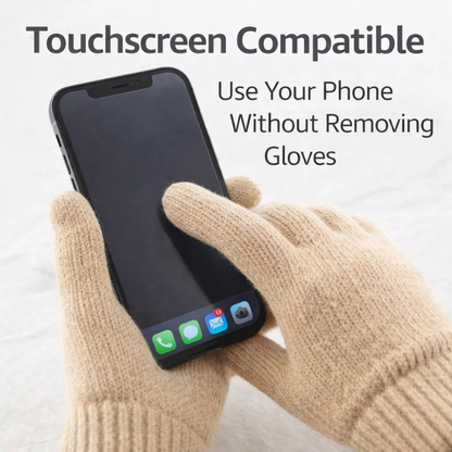 Knit Touchscreen Winter Gloves