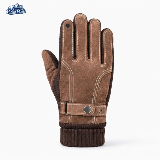 Suede-Style Winter Gloves