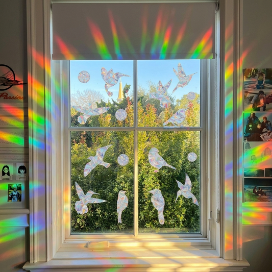 Clear Sun Catcher Sticker